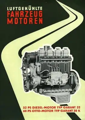 IFA Phänomen Luftgekühlte Fahrzeug Motoren Prospekt 1955
