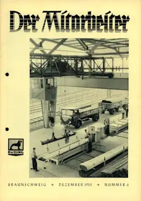 Büssing Mitarbeiter Nr. 6 Dez. 1955