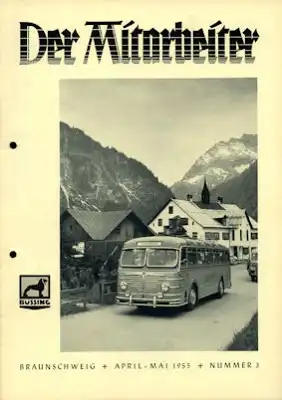 Büssing Mitarbeiter Nr. 3 April-Mai 1955