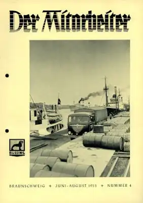 Büssing Mitarbeiter Nr. 4 Juni-Aug. 1955