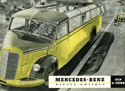 Mercedes-Benz O 3500 Prospekt 6.1950