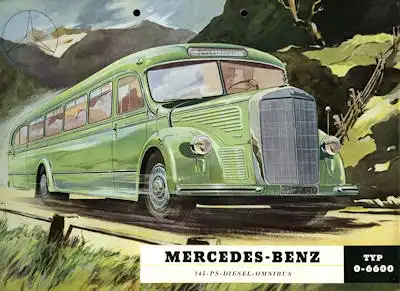 Mercedes-Benz O 6600 Prospekt 9.1951