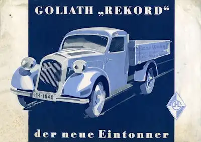 Goliath Rekord 1 to Prospekt 1937