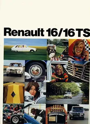 Renault 16 / 16 TS Prospekt ca. 1973
