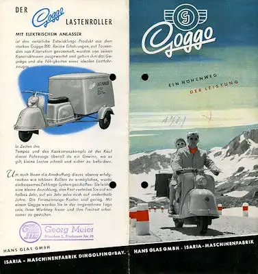 Goggo Roller Programm 1954