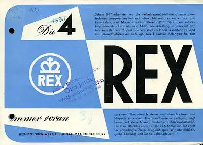 Rex Programm 1954