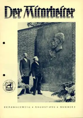 Büssing Mitarbeiter Nr. 5 Aug. 1953