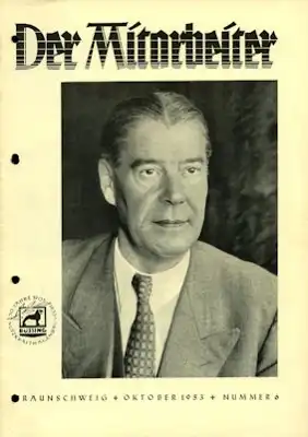 Büssing Mitarbeiter Nr. 6 Okt. 1953