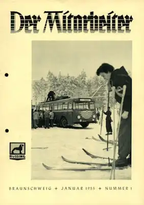 Büssing Mitarbeiter Nr. 1 Jan. 1955