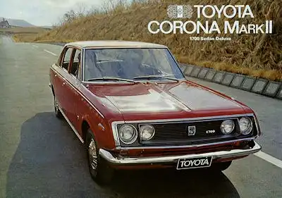 Toyota Corona Mark II 1700 Prospekt ca. 1974