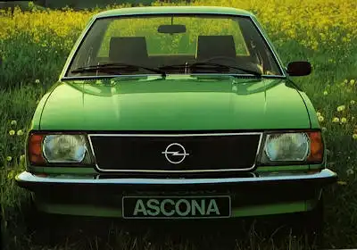 Opel Ascona B Prospekt 1978