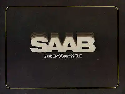 Saab 99 GLE EMS Prospekt 1977