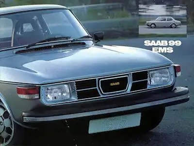 Saab 99 EMS Prospekt 1975