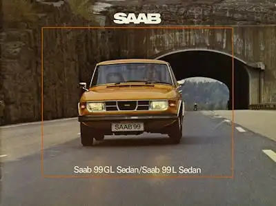 Saab 99 GL L Sedan Prospekt 1975