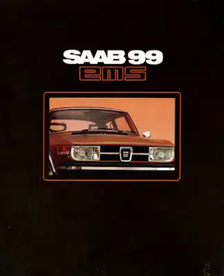 Saab 99 EMS Prospekt ca. 1974