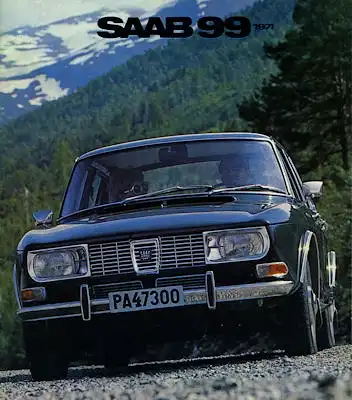 Saab 99 Prospekt 1971