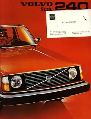 Volvo Serie 240 Prospekt 1975