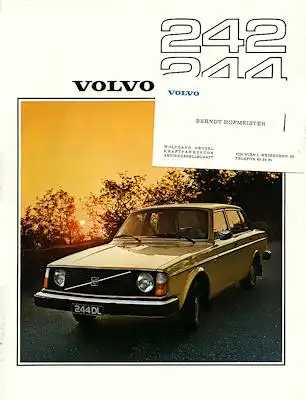 Volvo 242 244 Prospekt 1976
