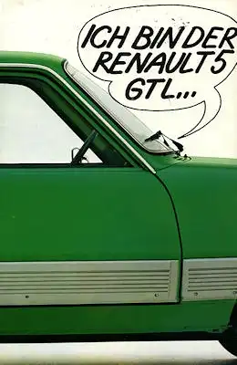 Renault 5 GTL Prospekt ca. 1976