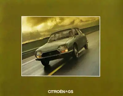 Citroen GS Prospekt 1974