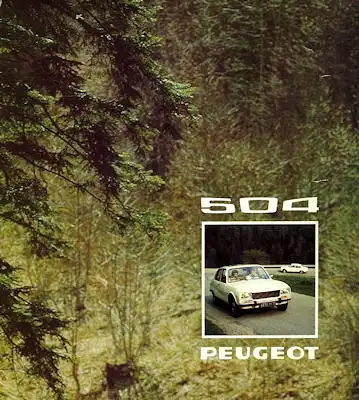 Peugeot 504 Prospekt 1974