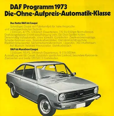 Daf Programm 1973