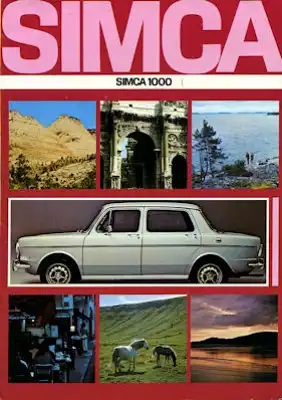 Simca 1000 Prospekt 1972