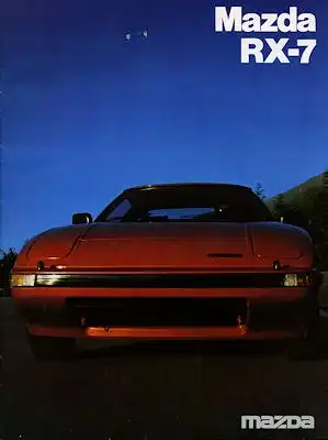 Mazda RX-7 Prospekt ca. 1978