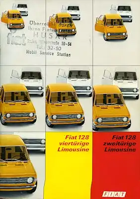 Fiat 128 Prospekt 9.1975