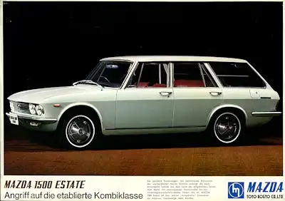 Mazda 1500 Estate Prospekt ca. 1970
