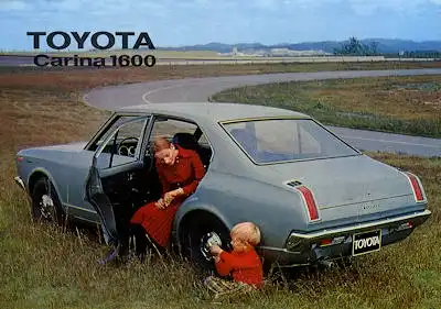 Toyota Carina 1600 Prospekt ca. 1974