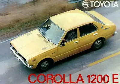 Toyota Corolla 1200 E Prospekt ca. 1974