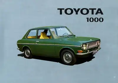 Toyota 1000 Prospekt ca. 1974