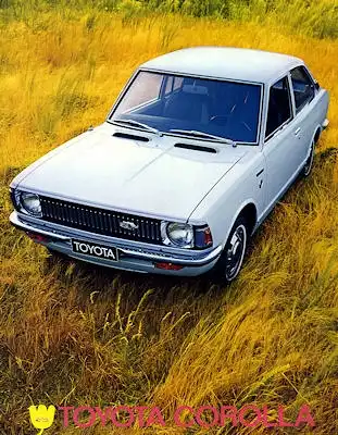Toyota Corolla 1200 1400 Prospekt 1973 e