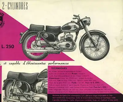 Salira Motorrad Programm 1950er Jahre