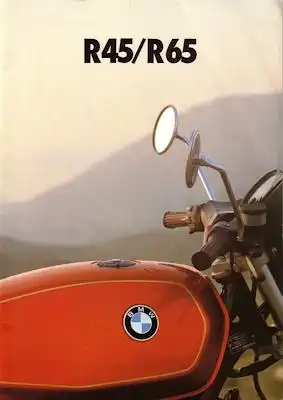 BMW R 45 / R 65 Prospekt 1.1978