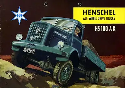 Henschel HS 100 AK Prospekt 2.1953 e