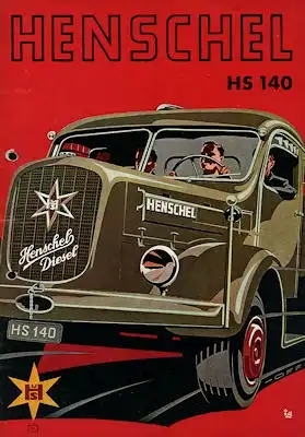 Henschel HS 140 N Prospekt 9.1955 port