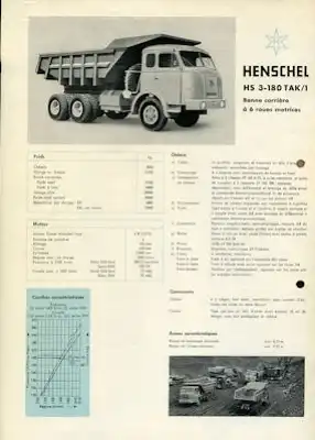 Henschel HS 3-180 TAK Prospekt 1961 f