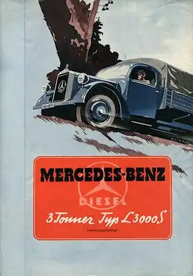 Mercedes-Benz Typ L 3000 S Diesel Prospekt 1939