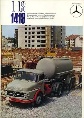 Mercedes-Benz L LS 1418 Prospekt 1970