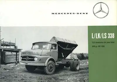 Mercedes-Benz L LK LS 338 Prospekt 1962 sp