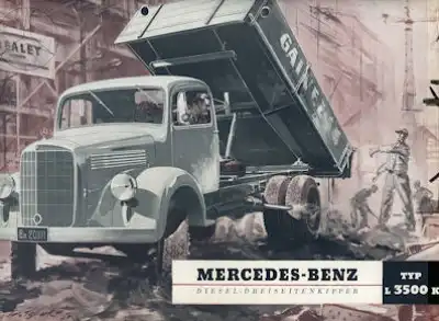 Mercedes-Benz L 3500 K Prospekt 10.1952