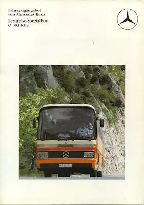 Mercedes-Benz O 303 RHS Prospekt 1981