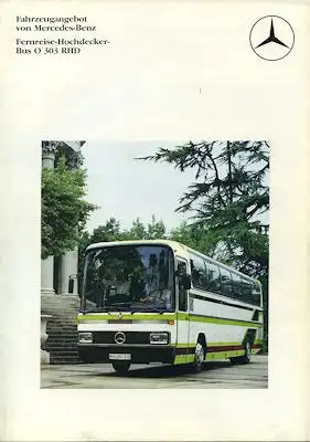 Mercedes-Benz O 303 RHD Prospekt 1981