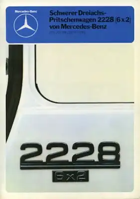 Mercedes-Benz 2228 LS (6x 2) Prospekt 1981
