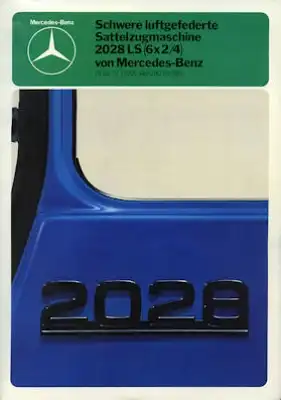 Mercedes-Benz 2028 LS (6x 2/4) Prospekt 1981