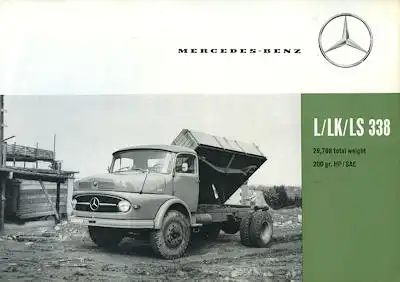 Mercedes-Benz L LK LS 338 Prospekt 1962 e