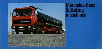 Mercedes-Benz Sattelzugmaschinen Prospekt 1978