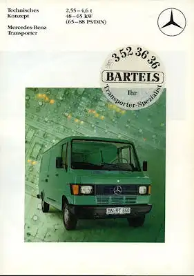 Mercedes-Benz Transporter Prospekt 1982